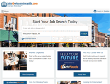 Tablet Screenshot of jobsinwisconsinrapids.com